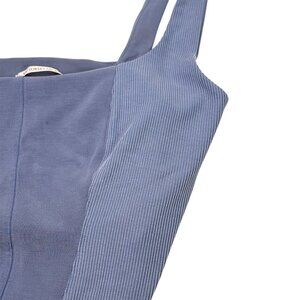 Victoria's Secret Blue Corset Sports Bra Top XL